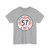 New Mexico 57 1952 (New Mexico) (Road Sign) T-Shirt