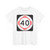 New Mexico 40 (New Mexico) (Road Sign) T-Shirt