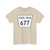 Nebraska State Spur 677 (Nebraska) (Road Sign) T-Shirt