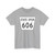 Nebraska State Spur 606 (Nebraska) (Road Sign) T-Shirt