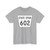 Nebraska State Spur 602 (Nebraska) (Road Sign) T-Shirt