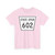Nebraska State Spur 602 (Nebraska) (Road Sign) T-Shirt