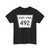 Nebraska State Spur 492 (Nebraska) (Road Sign) T-Shirt