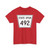 Nebraska State Spur 492 (Nebraska) (Road Sign) T-Shirt