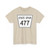 Nebraska State Spur 477 (Nebraska) (Road Sign) T-Shirt