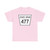 Nebraska State Spur 477 (Nebraska) (Road Sign) T-Shirt