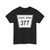 Nebraska State Spur 377 (Nebraska) (Road Sign) T-Shirt