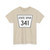 Nebraska State Spur 341 (Nebraska) (Road Sign) T-Shirt