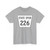 Nebraska State Spur 226 (Nebraska) (Road Sign) T-Shirt