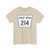 Nebraska State Spur 214 (Nebraska) (Road Sign) T-Shirt