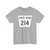 Nebraska State Spur 214 (Nebraska) (Road Sign) T-Shirt
