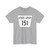 Nebraska State Spur 151 (Nebraska) (Road Sign) T-Shirt
