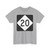 NC 20 (North Carolina) (Road Sign) T-Shirt