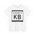 WIS County KB (Wisconsin) (Road Sign) T-Shirt