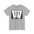 N-121 (Nebraska) (Road Sign) T-Shirt