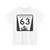N-63 (Nebraska) (Road Sign) T-Shirt