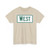 West plate Vermont (Vermont) (Road Sign) T-Shirt