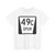 N SPUR 49C (Nebraska) (Road Sign) T-Shirt