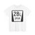 N SPUR 28L (Nebraska) (Road Sign) T-Shirt