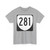 Virginia 281 1980 (Virginia) (Road Sign) T-Shirt