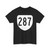 Virginia 287 1980 (Virginia) (Road Sign) T-Shirt