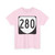 Virginia 280 1980 (Virginia) (Road Sign) T-Shirt
