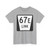N LINK 67E (Nebraska) (Road Sign) T-Shirt