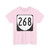 Virginia 268 1980 (Virginia) (Road Sign) T-Shirt