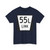 N LINK 55L (Nebraska) (Road Sign) T-Shirt