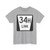 N LINK 34H (Nebraska) (Road Sign) T-Shirt