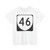 Virginia 46 (Virginia) (Road Sign) T-Shirt