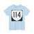 Virginia 114 1980 (Virginia) (Road Sign) T-Shirt
