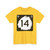 North Dakota 14 (North Dakota) (Road Sign) T-Shirt