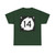 North Dakota 14 (North Dakota) (Road Sign) T-Shirt