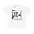 NH Route 104 (New Hampshire) (Road Sign) T-Shirt