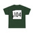 NH Route 104 (New Hampshire) (Road Sign) T-Shirt