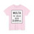 MUTCD-PR R16-2 (Puerto Rico) (Road Sign) T-Shirt
