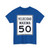 MUTCD-PR R2-1-50 (Puerto Rico) (Road Sign) T-Shirt
