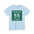 Franklin County 55 NY (New York) (Road Sign) T-Shirt