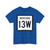 MT-13W (Montana) (Road Sign) T-Shirt