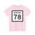MT-78 (Montana) (Road Sign) T-Shirt