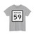 MT-59 (Montana) (Road Sign) T-Shirt