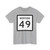 MT-49 (Montana) (Road Sign) T-Shirt