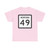 MT-49 (Montana) (Road Sign) T-Shirt