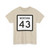 MT-43 (Montana) (Road Sign) T-Shirt