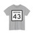 MT-43 (Montana) (Road Sign) T-Shirt