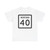 MT-40 (Montana) (Road Sign) T-Shirt