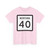 MT-40 (Montana) (Road Sign) T-Shirt