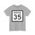 MT-35 (Montana) (Road Sign) T-Shirt