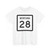 MT-28 (Montana) (Road Sign) T-Shirt